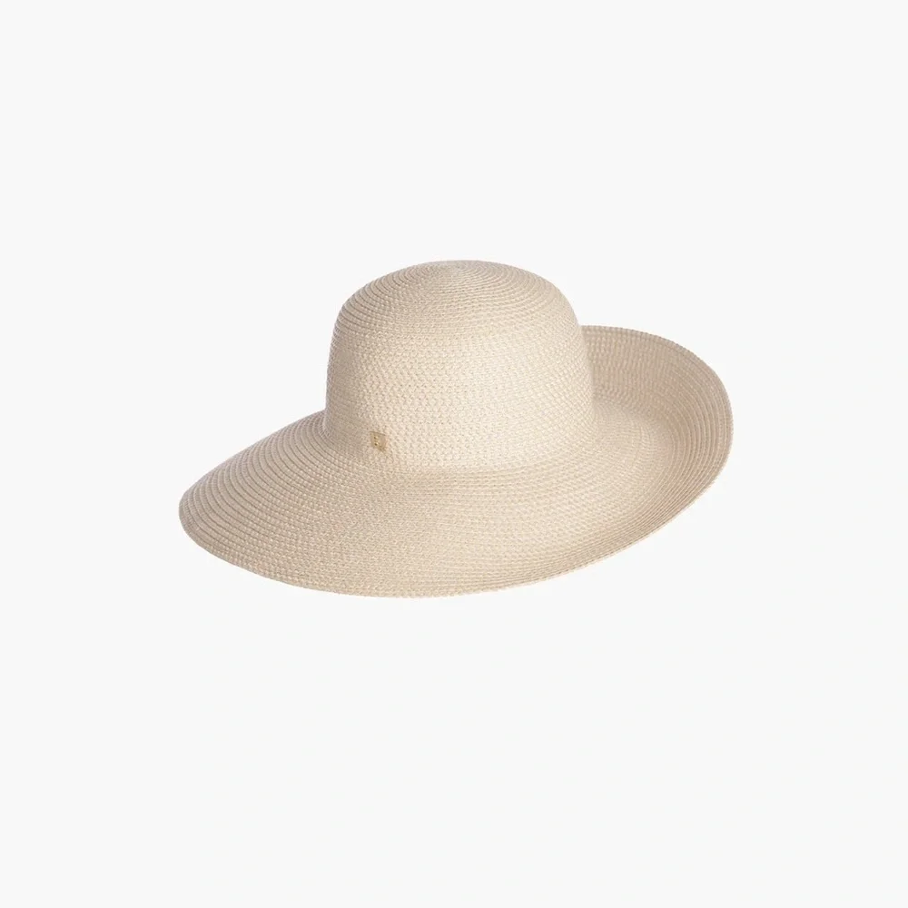 Eric Javits Natural Straw Floppy Sun Hat - Picture 2 of 7